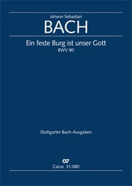 cover Cantata No. 80 Orchestra Scores/Parts sheet music cover